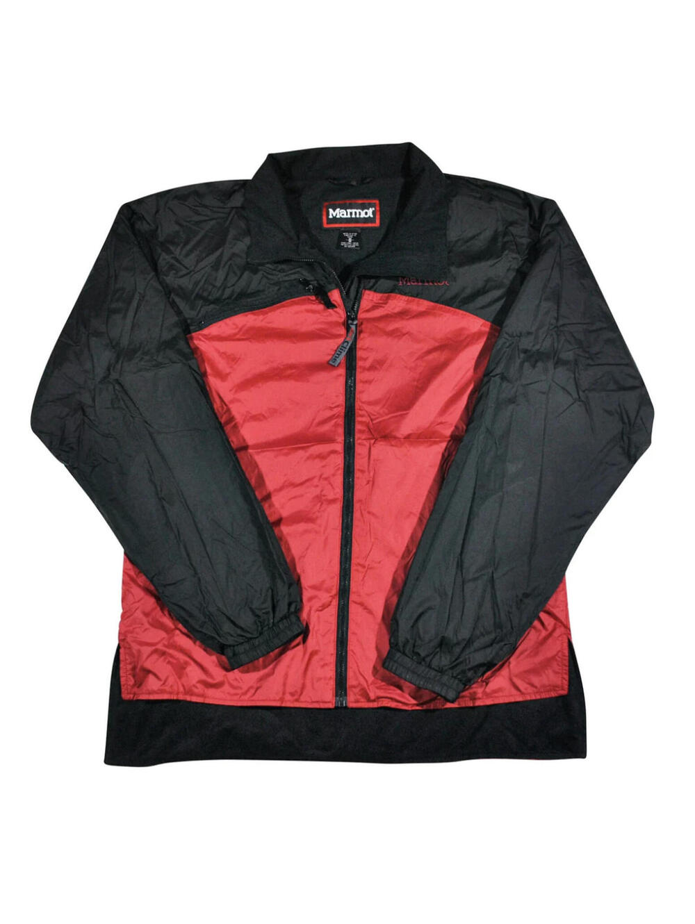 Vintage Marmot Outdoors Winter Red Black Fleece Jacket Size Medium